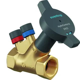 Oventrop-Strangreg.vent. HydroControl M PN25 DN32, Rp1 1/4 IG, HydroPort, EZB