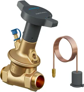 Oventrop-DP-Regler HydroControl D PN16 DN20, G1 AG, EZB, 5-30kPa
