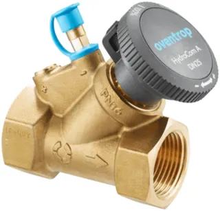 Oventrop-Str.-Absp.vent. HydroCom A PN16 DN20, Rp3/4 IG, HydroPort, EZB