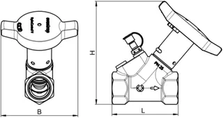 Oventrop-Strangabsp.Vent. HydroControl A PN25 DN32, Rp1 1/4 IG, HydroPort, EZB – Bild 3