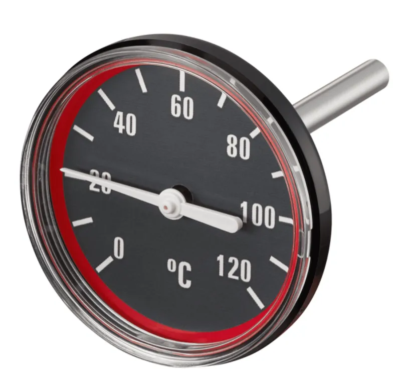 OVENTROP-Thermometer rot für "Regumat" Dn 25-50