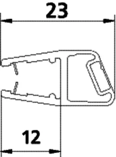 Kermi 6446 1x Magnetleiste 3270 18 Länge: 2000 mm – Bild 2
