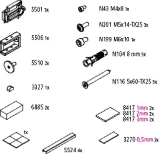 Kermi EBNI004 Set Montagekleinteile – Bild 2