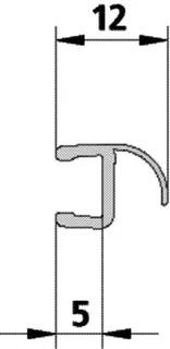 Kermi 1236 1x Glasabdichtung Länge 2000 mm – Bild 2
