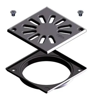 Kermi Ablaufabdeckung K4X L 120 x B 120 mm – Bild 2