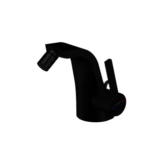 Bidet-Einhebelmischbatterie design4YOU 3.0 m. Ablaufgarn., schwarz