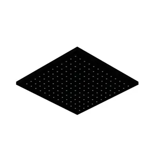 Regenbrause 300x300x8mm, Easy-clean-sys. 4YOU Black Edition