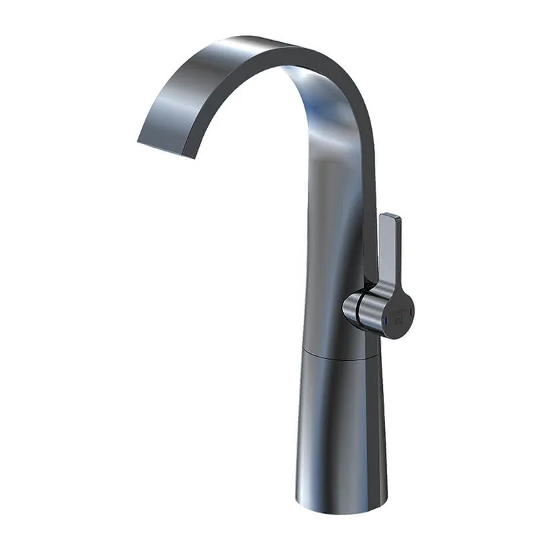 Waschtisch-Einhebelmischer mit Flexschläuchen design4YOU 3.0 Classic,3/8", chrom