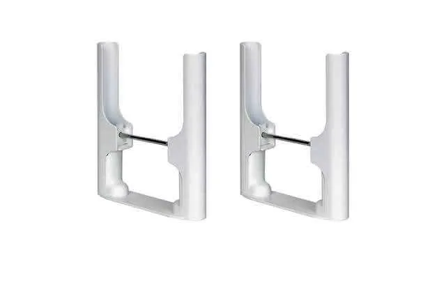 BEMM Fußkonsole PGE für RR-Mehrsäul. 210x177 mm, Weiss 9016