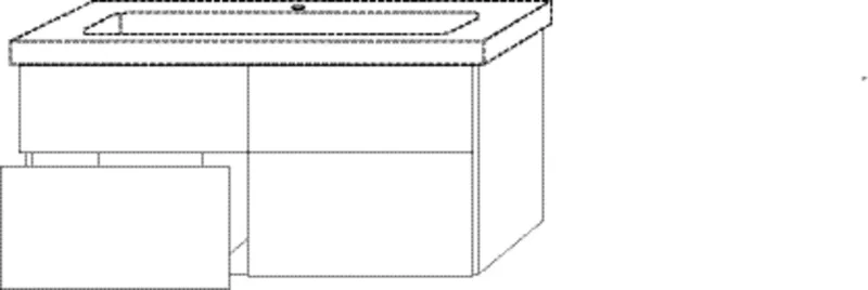 WTU mit 4 Auszügen 593x1250x447mm more4YOU Eiche-Kansas