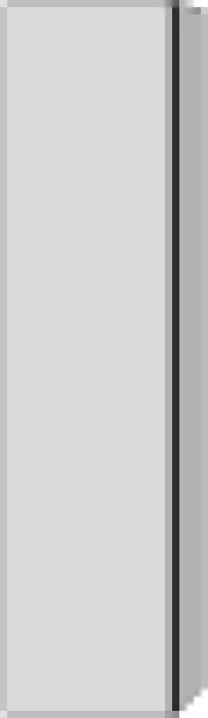 Hochschrank Anschl. links 1700x400x345mm more4YOU Anthrazit-Glanz