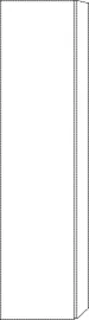 Hochschrank Anschl. links 1700x400x345mm more4YOU Anthrazit-Glanz – Bild 3