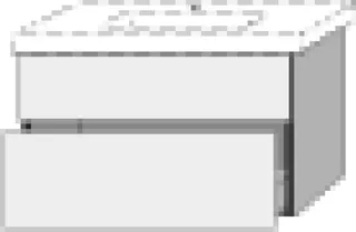 WTU mit 2 Auszügen 593x950x447mm more4YOU Anthrazit-Glanz – Bild 3