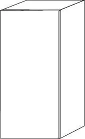 Mittelschrank Anschl. rechts 765x350x350mm more4YOU Eiche-Kansas – Bild 3