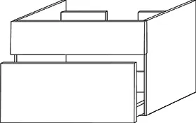 WTU mit 2 Auszügen 510x700x520mm, TipOn more4YOU Eiche-Kansas – Bild 2