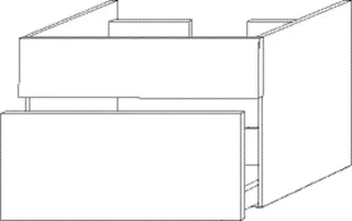 WTU mit 2 Auszügen 510x700x520mm, TipOn more4YOU Eiche-Nebraska – Bild 3