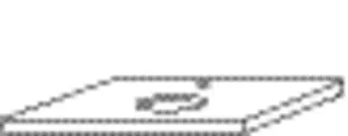 Konsolenplatte 40x800x520mm, Arm.-Lochb. more4YOU, Beckenauss. mittig, Mad.-Grau