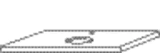 Konsolenplatte 40x1000x520mm,Arm.-Lochb. more4YOU, Beckenauss. mittig, Pat-Bronz
