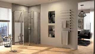Seitenwand Maßanf. design4YOU, Glas, silber hochglanz – Bild 3