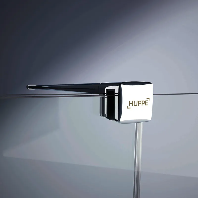 Seitenwand Maßanf. design4YOU, Glas, silber hochglanz