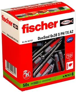 fischer DuoSeal 6 x 38 S PH TX A2 VPE = 50 Stück – Bild 2