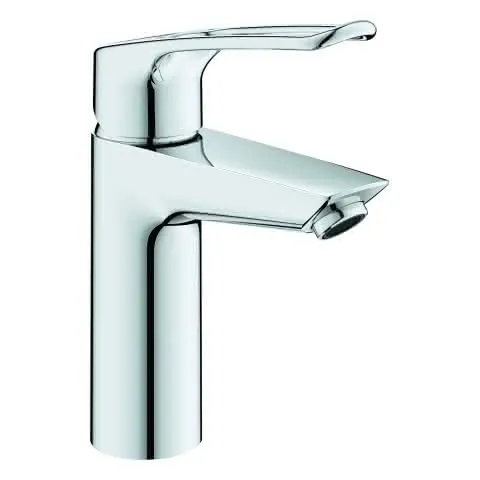 GROHE EH-Waschtisch-Batterie Eurosmart 23981_3 M-Size offener Hebel PO-Ablaufgrt. chrom