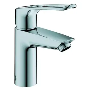 GROHE EH-Waschtisch-Batterie Eurosmart 23986_3 S-Size Verbrühschutz offener Hebel chrom – Bild 2