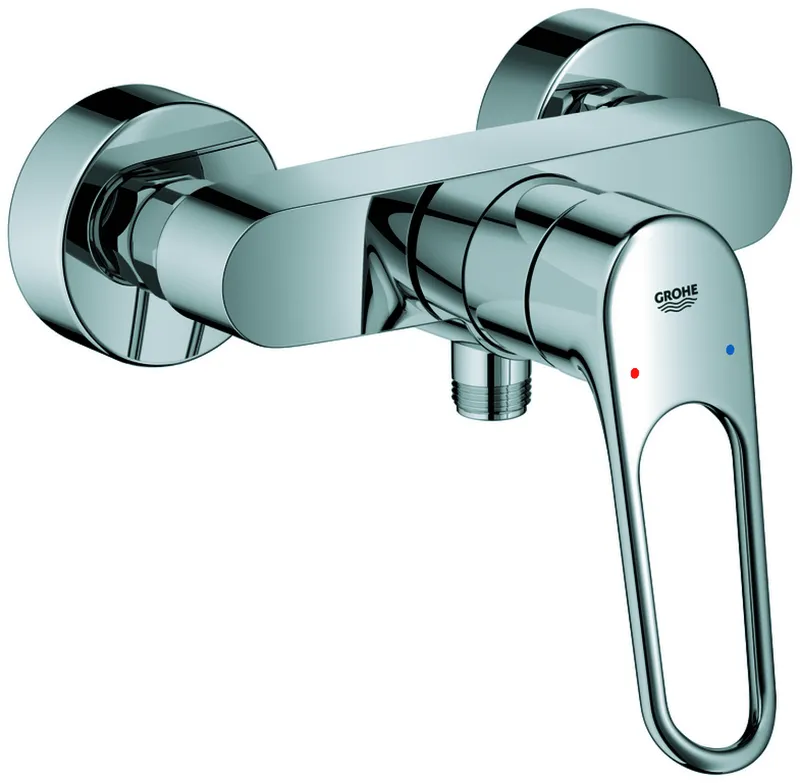GROHE EH-Brausebatt. Eurosmart 25242_3 Wandmontage offener Hebel chrom