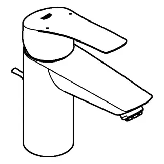 GROHE EH-Waschtisch-Batterie Eurosmart 23459_3 S-Size Niederdruck Zugst.-Abl.grt. chrom – Bild 3