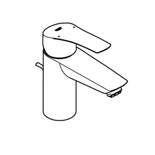 GROHE EH-Waschtisch-Batterie Eurosmart 23459_3 S-Size Niederdruck Zugst.-Abl.grt. chrom – Bild 4