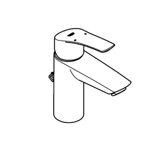 GROHE EH-Waschtisch-Batterie Eurosmart 33188_3 S-Size versenkbare Kette chrom – Bild 4