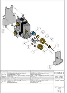 Unterputzkörper für Thermostat design4YOU, mit 2-Wege-Umsteller – Bild 3