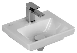 VB Handwaschbecken Subway 3.0 370x305mm Rechteck 1HL. ohne Überlauf Weiß Alpin
