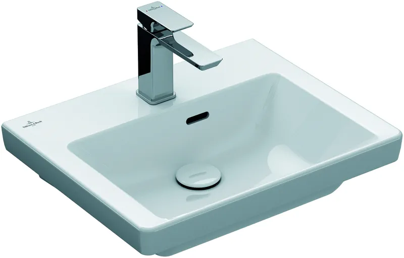 Villeroy & Boch Handwaschbecken Subway 3.0 51 500x 400mm Rechteck 1HL. o. ÜL. Weiß Alpin