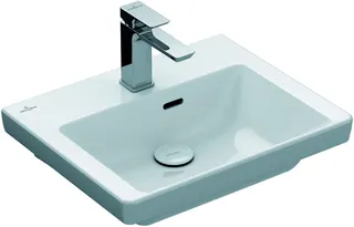 Villeroy & Boch Handwaschbecken Subway 3.0 51 500x 400mm Rechteck 1HL. o. ÜL. Weiß Alpin