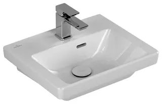 Villeroy & Boch Handwaschbecken Subway 3.0 FK 450x 370mm Rechteck 1HL. m. ÜL. Weiß Alpin