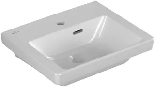 Villeroy & Boch Handwaschbecken Subway 3.0 FK 450x 370mm Rechteck 1HL. m. ÜL. Weiß Alpin – Bild 2