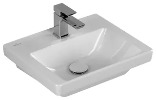 Villeroy & Boch Handwaschbecken Subway 3.0 FL 450x 370mm Rechteck 1HL. o. ÜL. Weiß Alpin – Bild 2