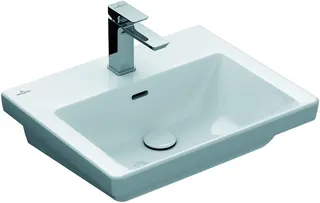 Villeroy & Boch Waschbecken Subway 3.0 F6 550x440mm Rechteck o. ÜL. Weiß Alpin CeramicPlus