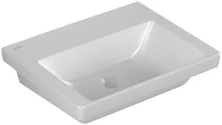 Villeroy & Boch Waschbecken Subway 3.0 58 550x440mm Rechteck o. ÜL. Weiß Alpin CeramicPlus – Bild 2