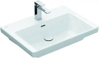 Villeroy & Boch Waschbecken Subway 3.0 650x470mm re-eckig 1HL. m. ÜL. Weiß Alpin cplus