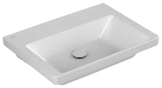 Villeroy & Boch Waschbecken Subway 3.0 650x470mm Rechteck o. ÜL. Stone White CeramicPlus