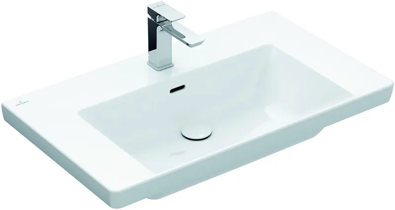 Villeroy & Boch Schrankwaschtisch Subway 3.0 800x470 mm Rechteck ohne Überlauf Weiß Alpin
