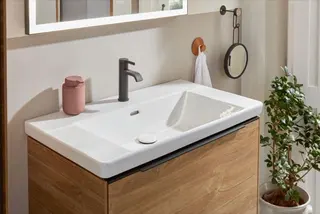 Villeroy & Boch Schrankwaschtisch Subway 3.0 800x470 mm re-eckig 1HL. m. ÜL. Weiß Alpin cplus – Bild 3