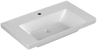 Villeroy & Boch Schrankwaschtisch Subway 3.0 800x470 mm Rechteck 1HL. o. Überlauf Weiß Alpin – Bild 3