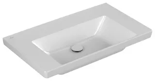 Villeroy & Boch Schrankwaschtisch Subway 3.0 800x470 mm re-eckig o. ÜL. Weiß Alpin cplus – Bild 2