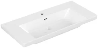 Villeroy & Boch Schrankwaschtisch Subway 3.0 1000x 470mm Rechteck 1HL. m. ÜL. Weiß Alpin