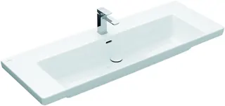 Villeroy & Boch Schrankwaschtisch Subway 3.0 1300x 470mm Rechteck 1HL. o. ÜL. Weiß Alpin