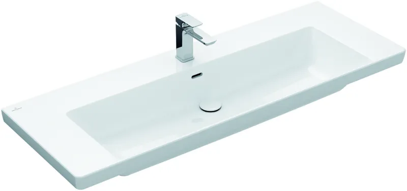 Villeroy & Boch Schrankwaschtisch Subway 3.0 1300x 470mm re-eckig o. ÜL. Stone White cplus