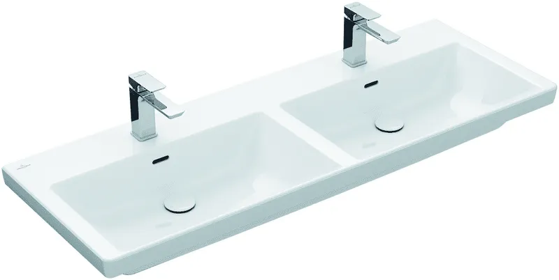 Villeroy & Boch SchrankDWT Subway 3.0 1300x470mm re-eckig 2HL. m. ÜL. Weiß Alpin
